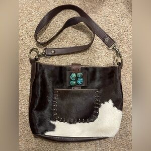 McFadin Stacy‎ & Laurie Leather & Hair-On Crossbody Bag.